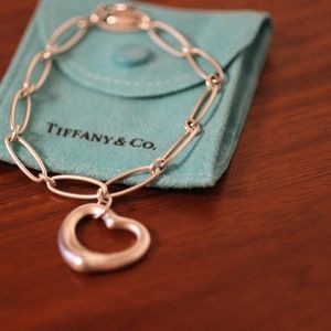 Authentic Tiffany & Co Elsa Peretti Heart Bracelet